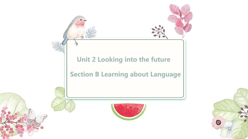 人教版高中英语选择性必修第一册·UNIT2 Learning About Language(课件+练习)01
