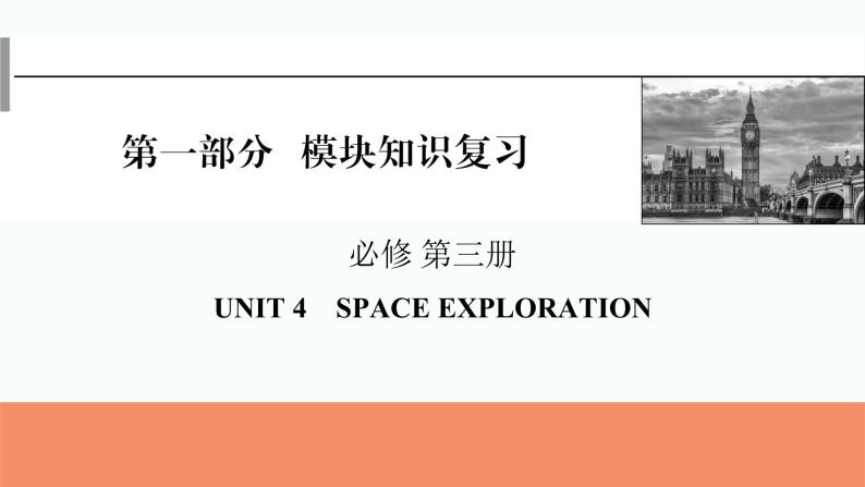 2024届高考英语一轮复习必修第三册UNIT4SPACE EXPLORATION课件01
