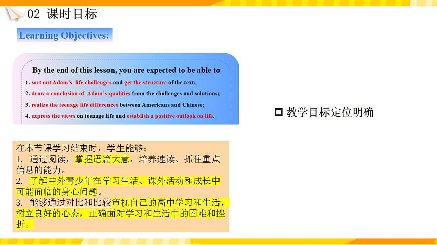 高中英語人教版(2019)必修一大單元Unit1單元整體設(shè)計課例點(diǎn)評課件2第7頁