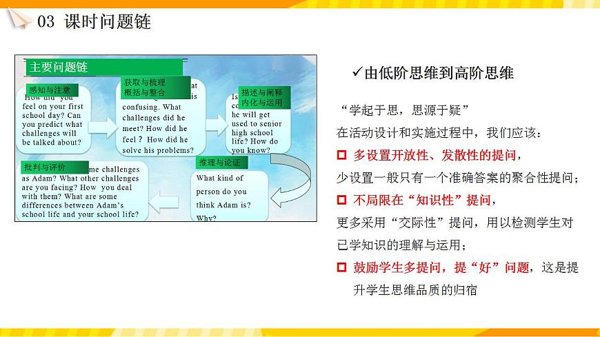 高中英語人教版(2019)必修一大單元Unit1單元整體設(shè)計課例點(diǎn)評課件2第8頁
