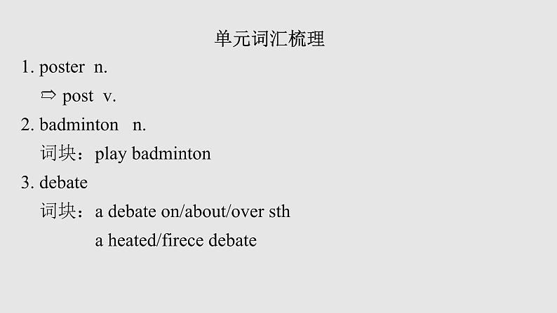 必修一 Unit 1 -单词教学 (3)-Using language课件PPT第2页