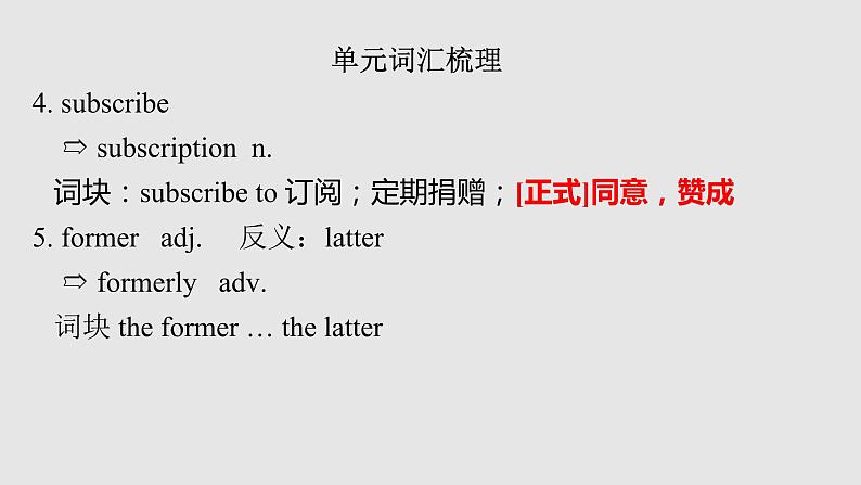 必修一 Unit 1 -单词教学 (4)-Developing ideas课件PPT第3页