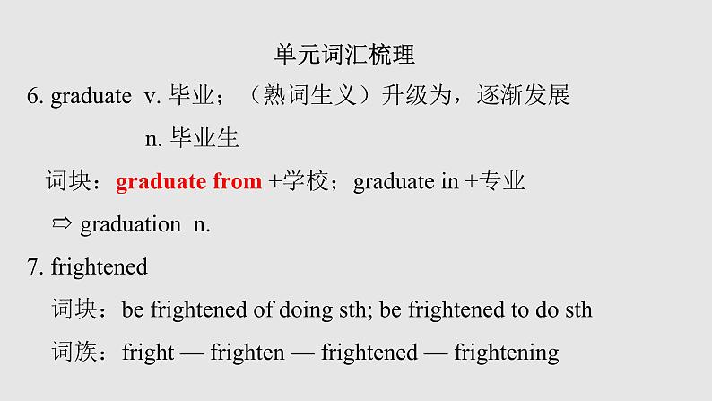 必修一 Unit 1 -单词教学 (4)-Developing ideas课件PPT第4页