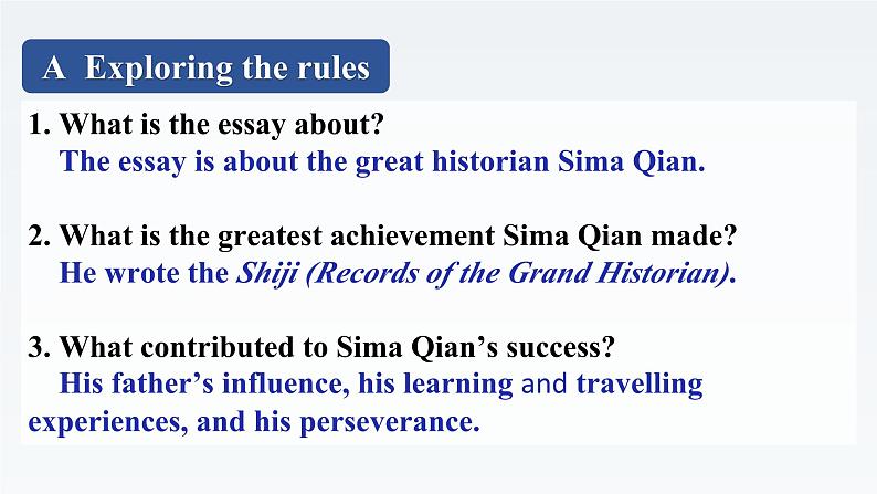 新牛津译林版高中英语选择性必修三Unit3Back to the past-Grammar and Usage课件06