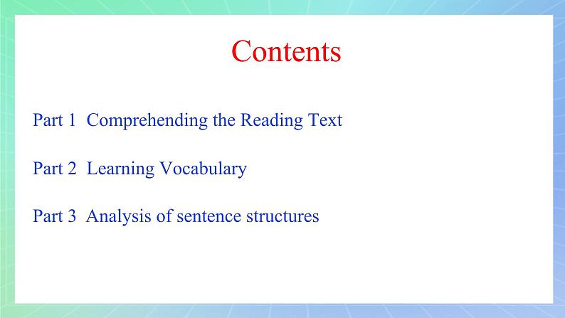 专题2.1 Unit 2 Starting out & Understanding ideas 课件 高一英语外研版(2019)选择性必修二02