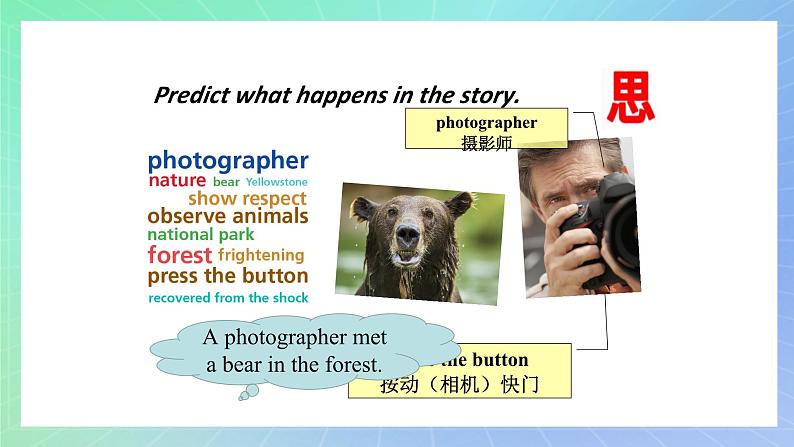 Unit 5 Into the wild 第四课时 Developing ideas 课件 高一英语外研版(2019)必修一04