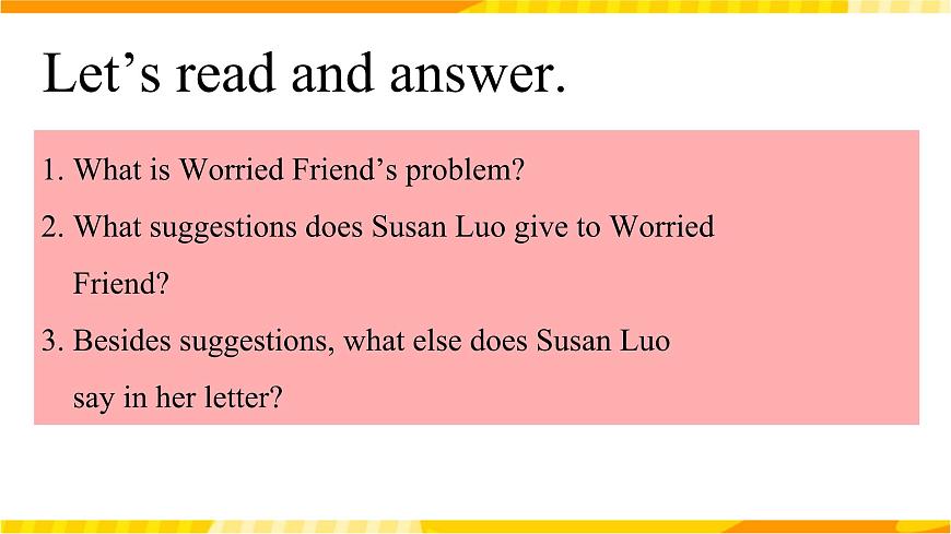 高中英語人教版(2019)必修一大單元Unit1 Teenage life第5課時 Reading for Writing課件第6頁