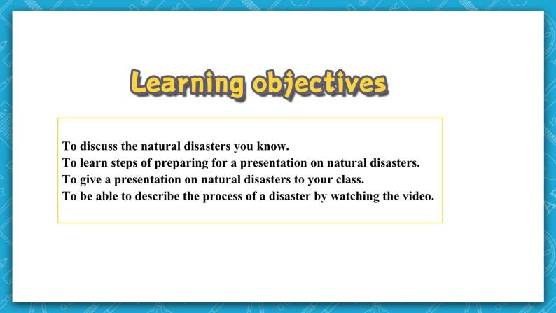 【大单元】Unit 4 Natural Disasters Project 课件02