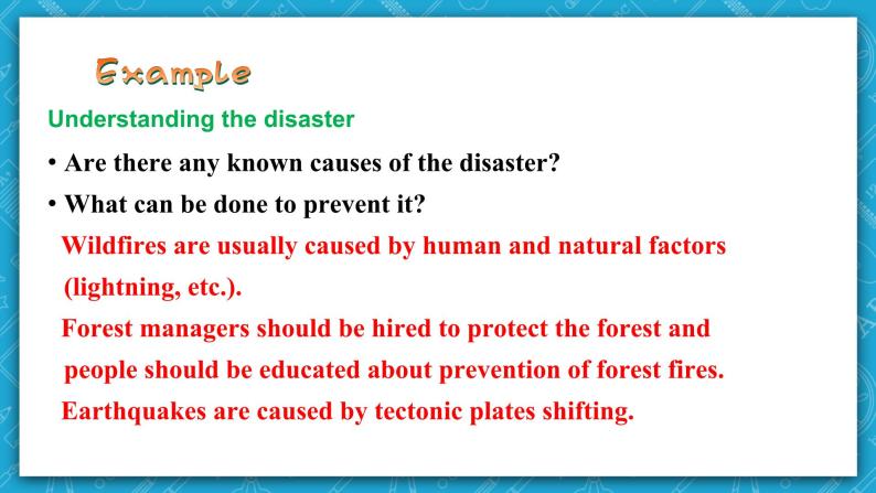 【大单元】Unit 4 Natural Disasters Project 课件07