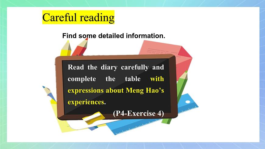 Unit 1 A new start第二課時(shí)understanding ideas 課件 高一英語外研版(2019)必修一 第7頁