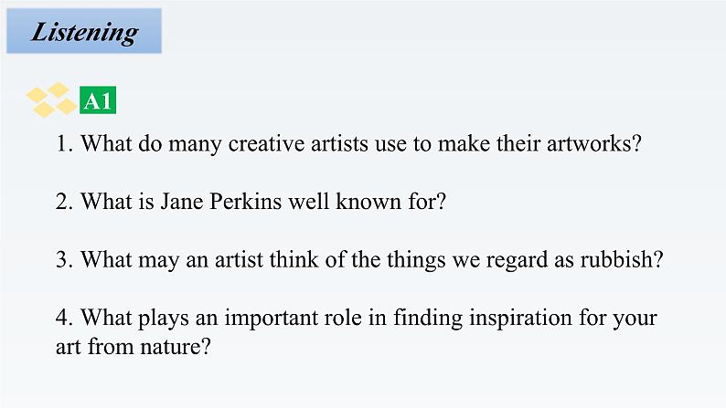 新牛津译林版高中英语选择性必修一Unit3The art of painting-Integrated Skills课件第6页