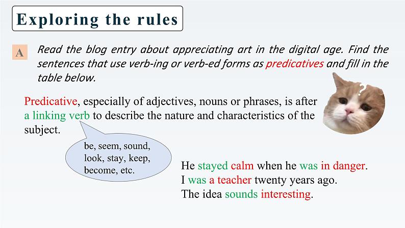 新牛津译林版高中英语选择性必修一Unit3The art of painting-Grammar and Usage课件第8页