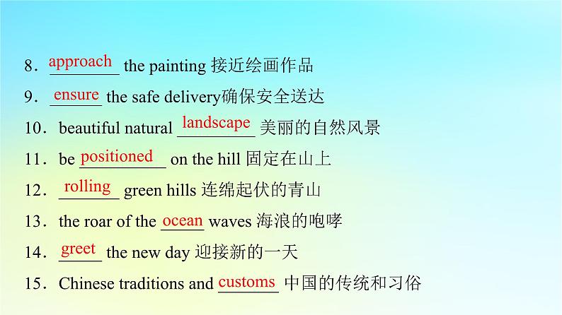 2024版高考英语一轮总复习教材复习Unit4HistoryandTraditions课件新人教版必修第二册第4页