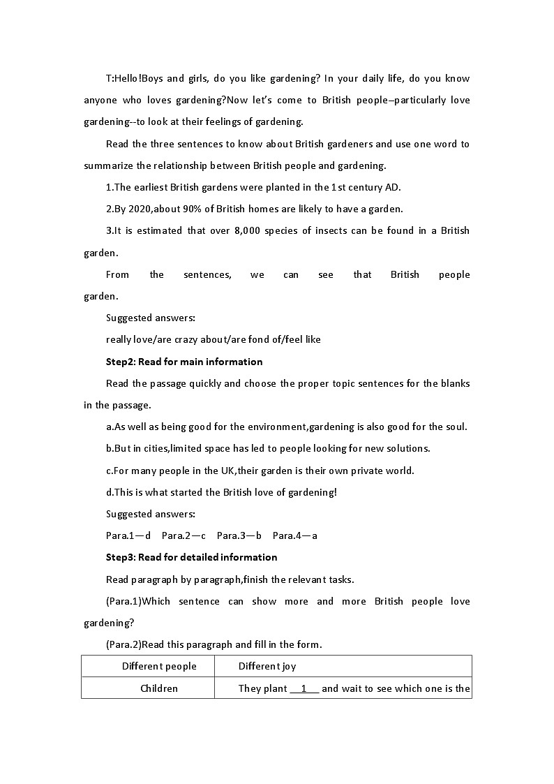 新外研社(19)高中英语必修一Unit6At one with nature-Developing ideas教案02