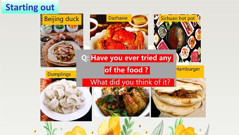 新外研社(19)高中英语必修二Unit1Food for thought--Starting out&Understanding ideas课件第2页