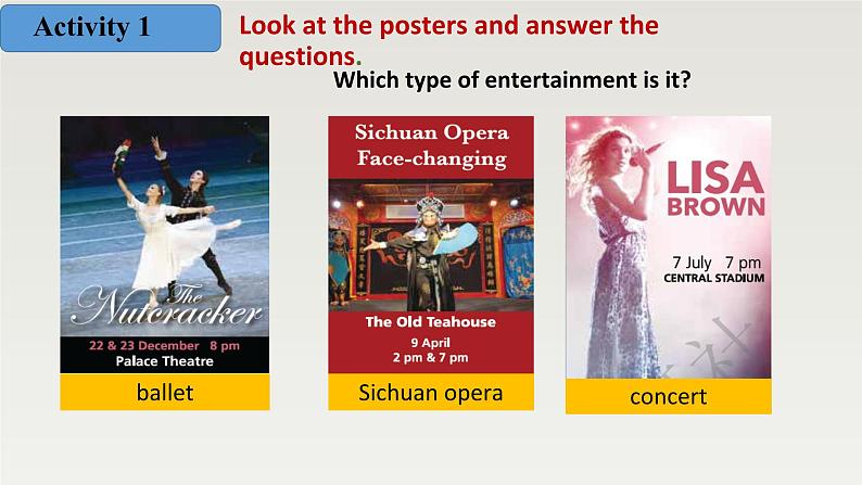 新外研社(19)高中英语必修二Unit4Stage and Screen-Starting out&Understanding ideas课件04