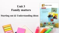 英语必修 第一册Unit 3 Family matters示范课ppt课件
