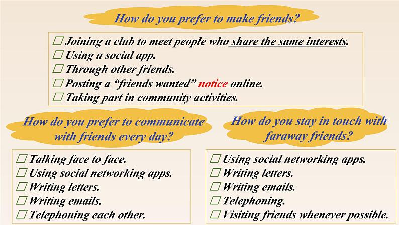 新外研社(19)高中英语必修一Unit4Friends forever--Starting out&Understanding ideas课件第3页