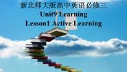 北师大版 (2019)必修 第三册Lesson 1 Active Learning多媒体教学课件ppt