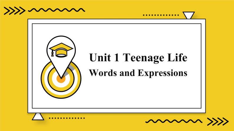 新人教版高中英语必修一Unit1 Teenage Life—Words and expressions 课件01