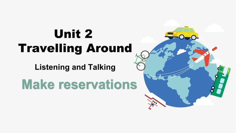 新人教版高中英语必修一Unit2 Travelling Around——Listening and Talking 课件01