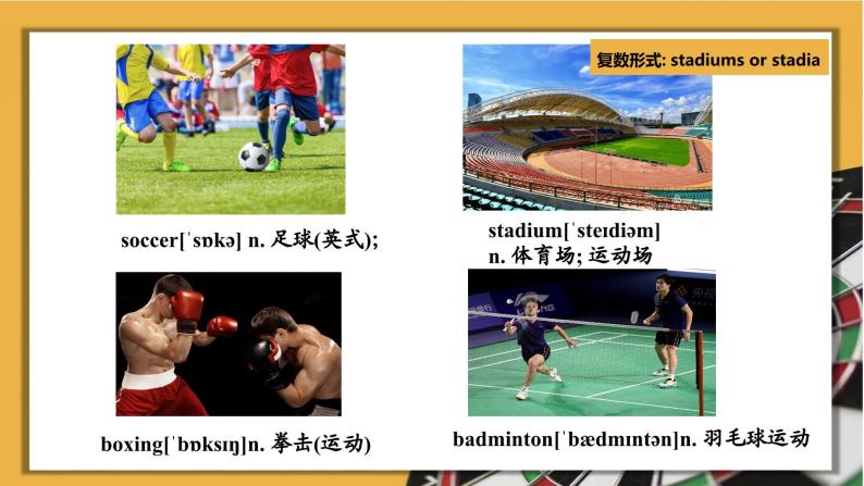 新人教版高中英语必修一Unit3 Sports and Fitness— Words and expressions 课件04