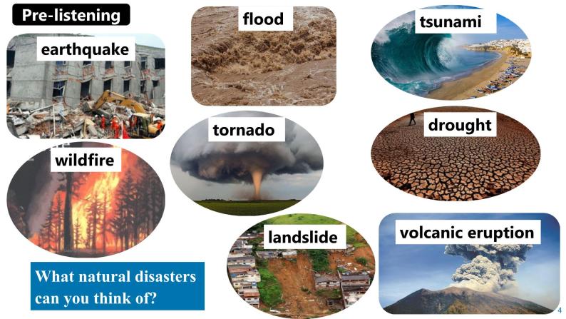 新人教版高中英语必修一Unit4 Natural Disasters——Listening and Speaking 课件04