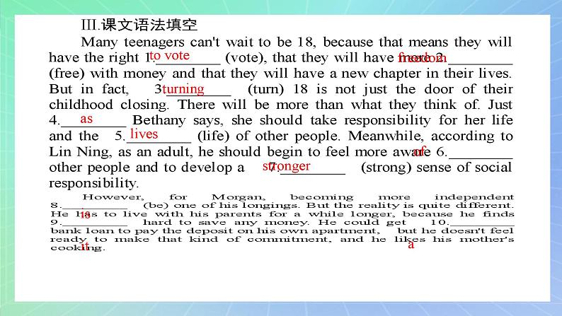 专题1.1 Unit 1 Starting out & Understanding ideas 课件+作业 高一英语外研版(2019)选择性必修二07