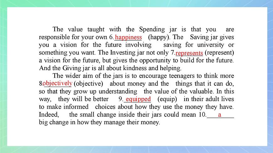 專題2.3 Unit 2 Developing ideas, Presenting ideas & reflection 課件 高一英語外研版(2019)選擇性必修二第7頁