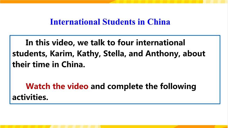 大单元课件人教版高中英语选择性必修二Unit 2《Bridging Cultures Video time and Workbook Reading and writing》第5页