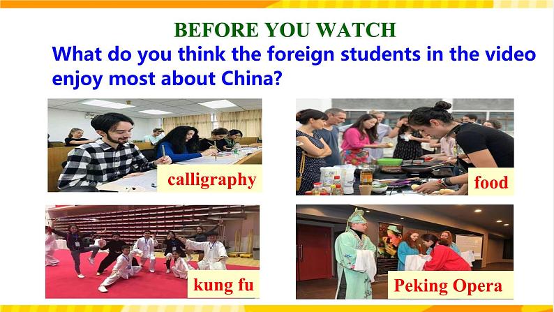 大单元课件人教版高中英语选择性必修二Unit 2《Bridging Cultures Video time and Workbook Reading and writing》第6页