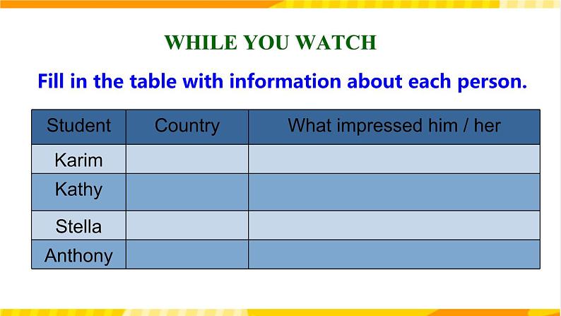 大单元课件人教版高中英语选择性必修二Unit 2《Bridging Cultures Video time and Workbook Reading and writing》第7页