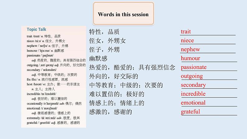 高中英语北师大版选修一(2019) Unit 1 Topic Talk(课件)03