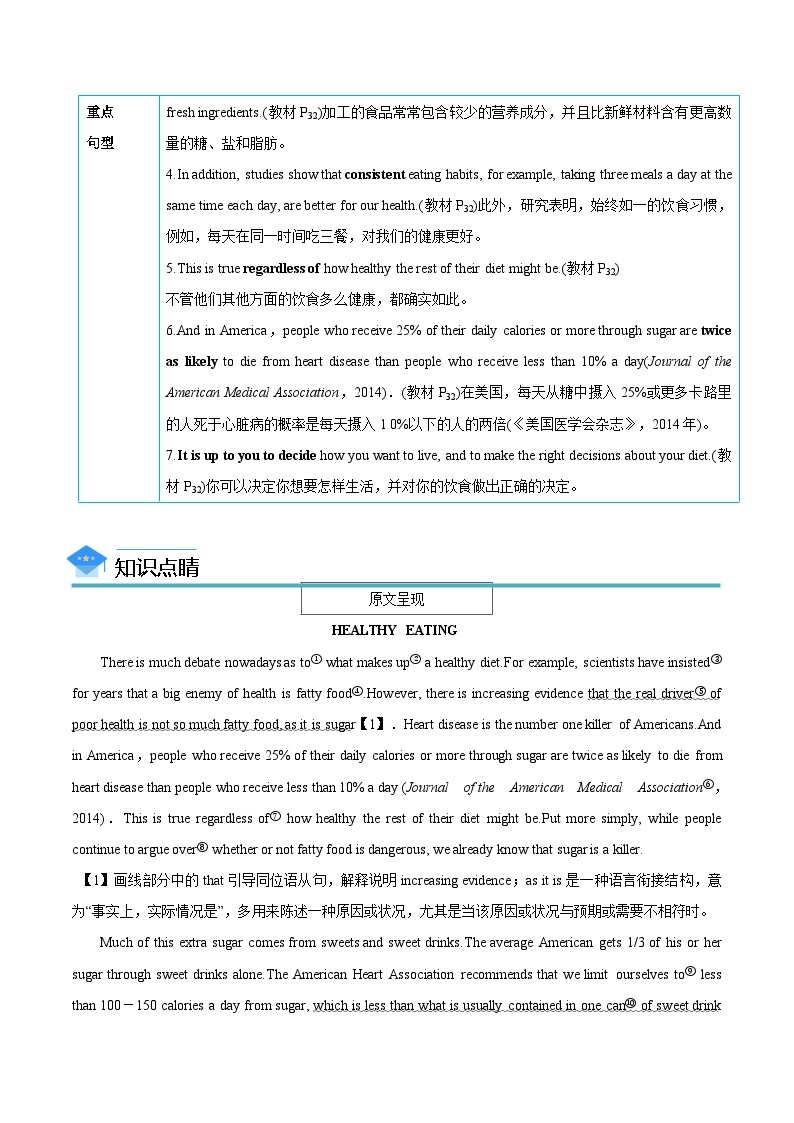 【同步讲义】（人教版2019）高中英语选修 第二册：专题10.Unit 3  Food and Culture 第二讲-Using Language & Other Parts 讲义02