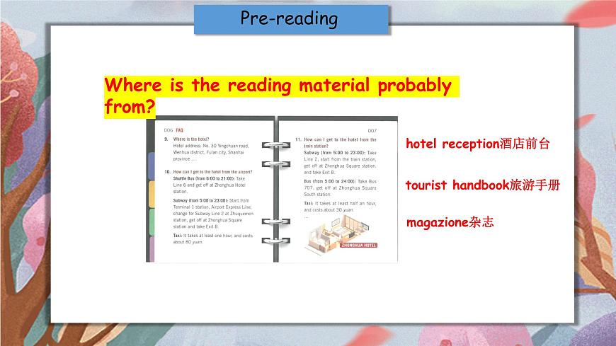 Part02 Unit2 Transportation課件-【中職專用】高一英語(yǔ)同步精品課堂（高教版2021·基礎(chǔ)模塊1）第5頁(yè)