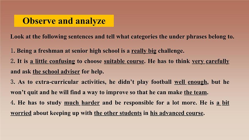 2019新人教高中英語必修一Unit1Discovering useful structures課件PPT第4頁