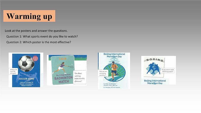 2019新人教高中英语必修一Unit3Sports and fitness listening and speaking课件PPT05