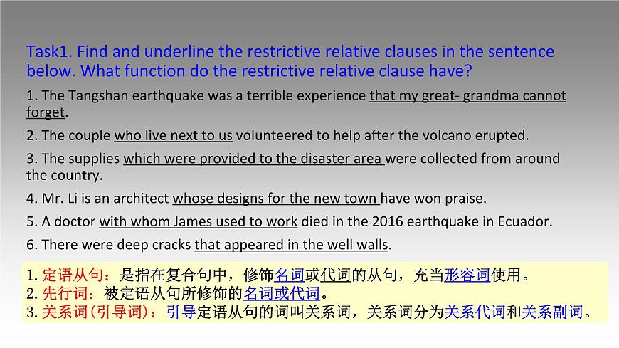 2019新人教高中英語(yǔ)必修一Unit4Discovering useful Structures課件PPT第4頁(yè)
