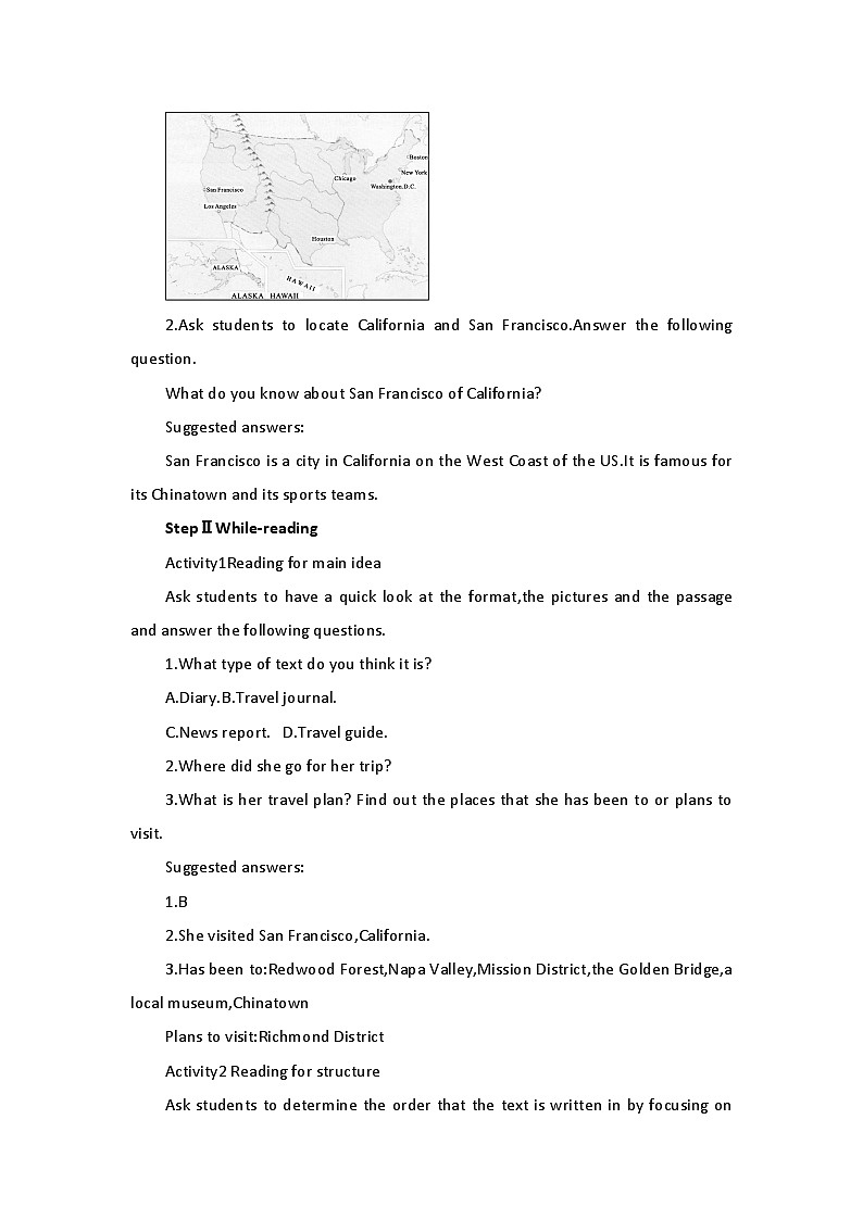 2019新人教高中英语必修三Unit3 Diverse Cultures--Reading and Thinking 公开课教案第2页