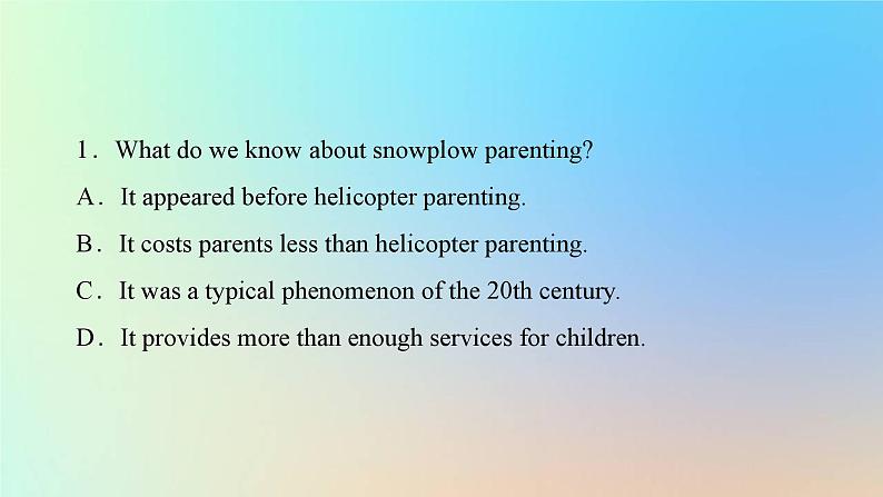 2023新教材高中英语Unit3FamilyMattersPeriod4Developingideas课时作业1课件外研版必修第一册第6页
