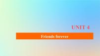 高中英语外研版 (2019)必修 第一册Unit 4 Friends forever作业课件ppt