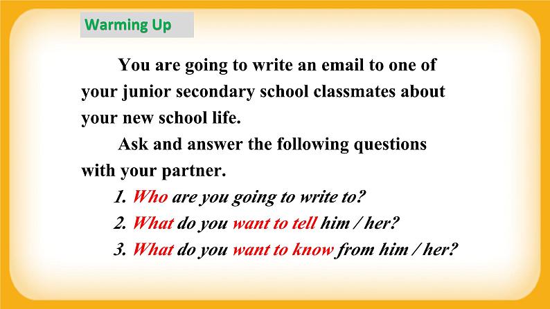 Unit 1 Writing Workshop 课件 高中英语北师大版(2019)必修第一册02
