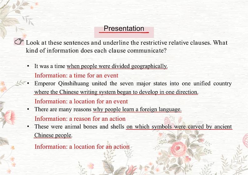 2023-204学年高一英语人教版必修第一册课件 Unit 5 Discovering Useful Structures04