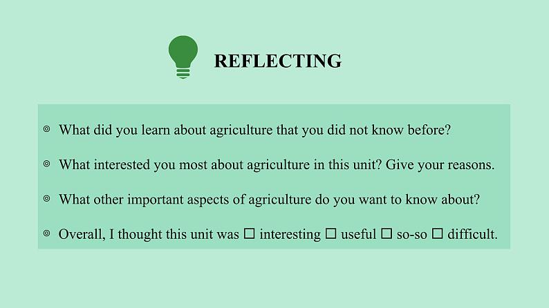 2023-2024学年高二英语人教版 选择性必修一 Unit 5 Assessing Your Progress & Project(课件)第8页