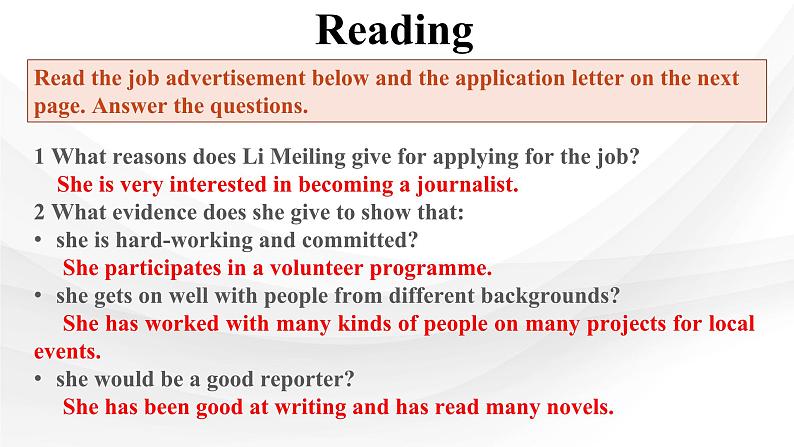 新北师大版高中英语选择性必修三Unit7Careers-Writing Workshop课件第3页