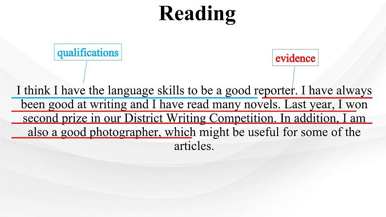 新北师大版高中英语选择性必修三Unit7Careers-Writing Workshop课件第8页