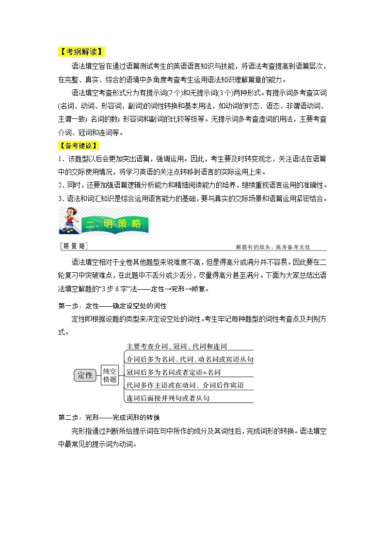 高考英語二輪復(fù)習(xí)題型歸納與變式演練專題23語法填空之（含解析）第2頁
