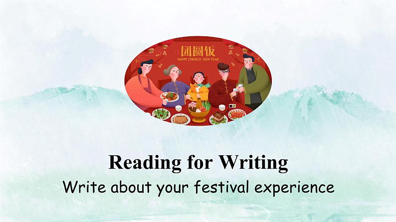 高一英语 人教版(2019)必修三 Unit 1 Reading for Writing & Assessing Your Progress课件PPT02