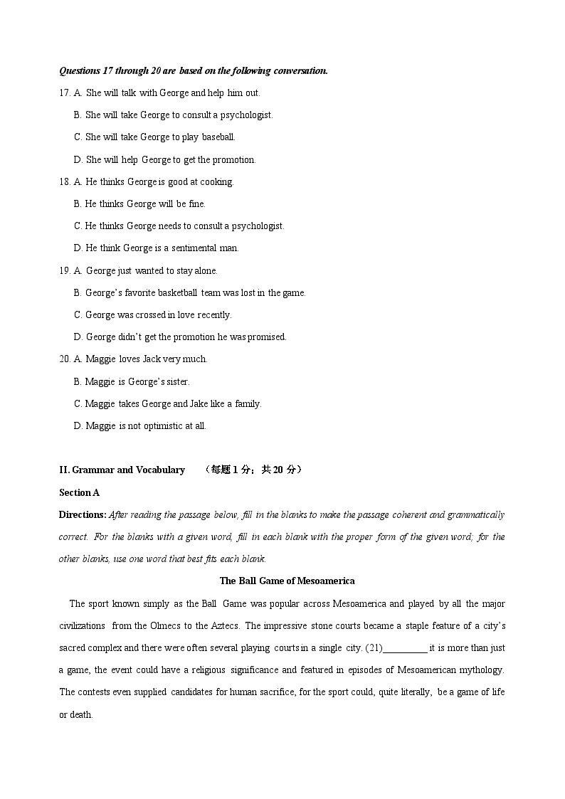 06 2020年1月上海高考英语真题及答案解析（含听力mp3）03