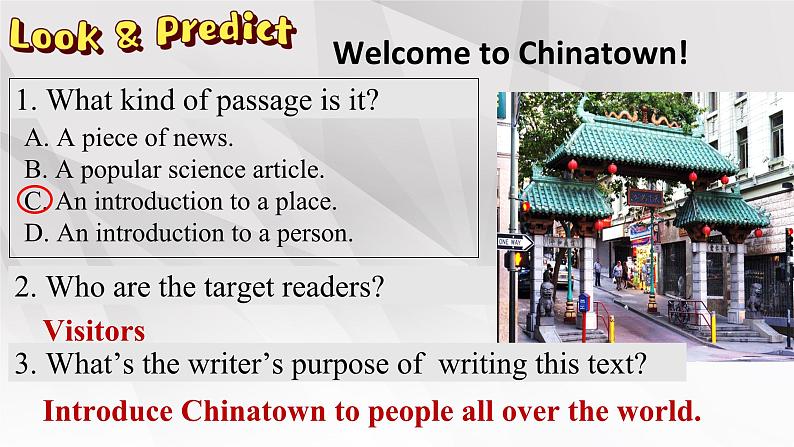 新人教版高中英语必修三Unit3Diverse Cultures-Reading for Writing课件06